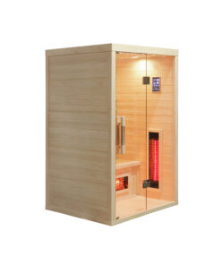 Infrared sauna for two people.