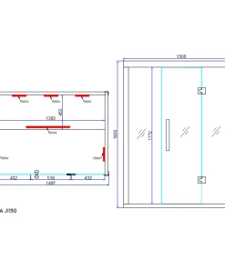 Sauna plan JI150.