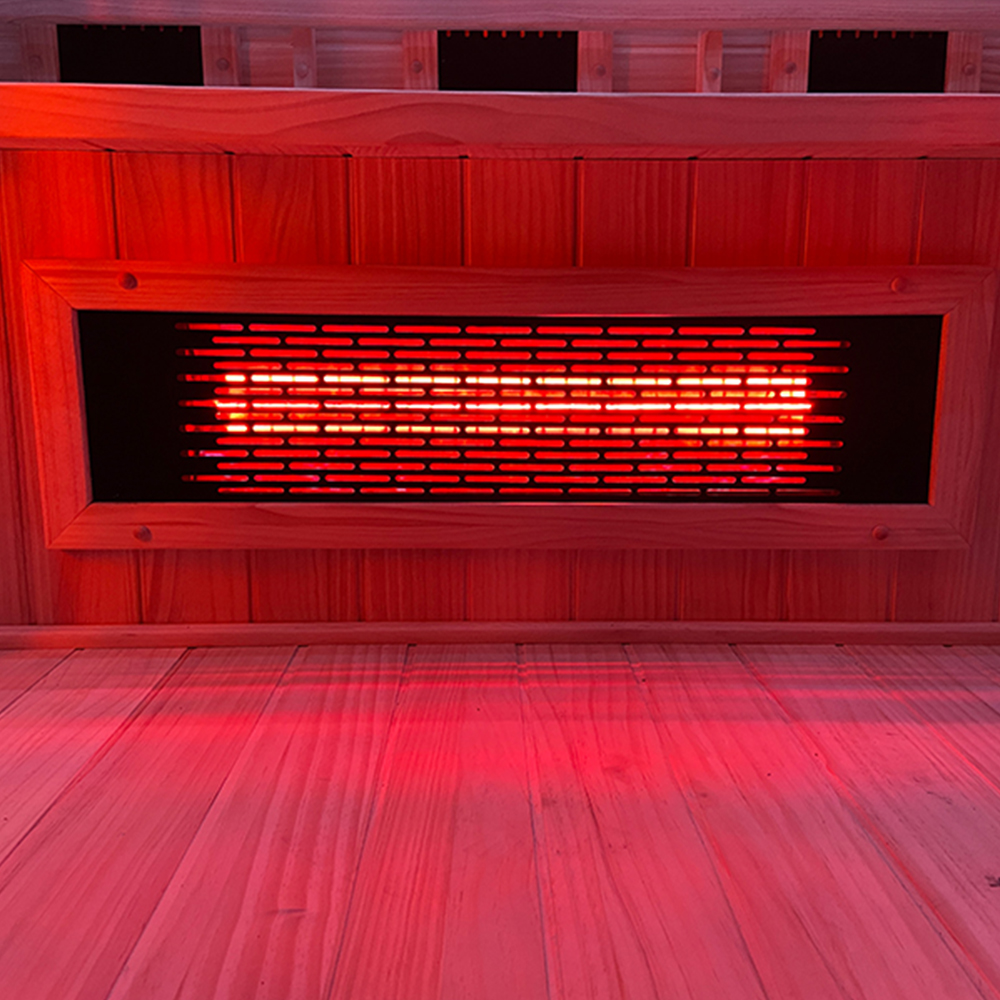 Sprednji ir grelec v savni.