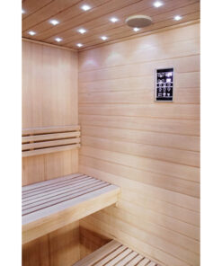 Zvezdnato nebo, nadzorna plošča in klop v savni jjspa jf180.