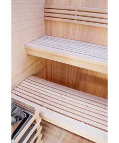 Klopi v dveh nivojih v finski savni jjspa jf180.