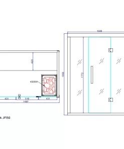 Sauna plan JF150.