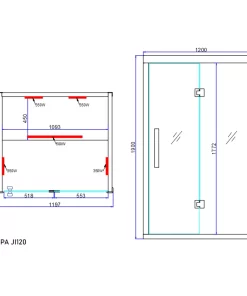 Sauna plan JI120.
