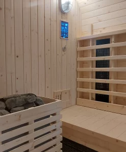 JJSPA outdoor sauna.