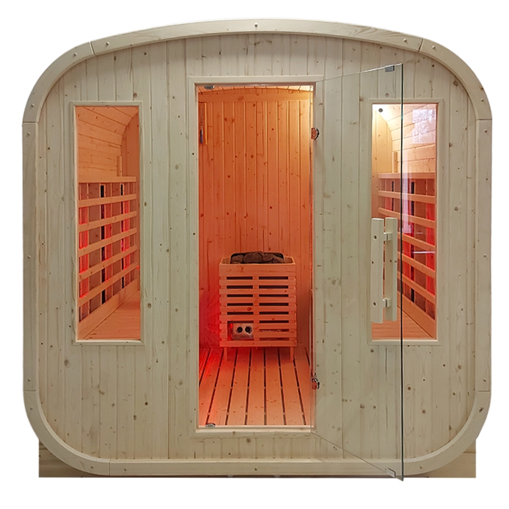 JJSPA outdoor sauna.