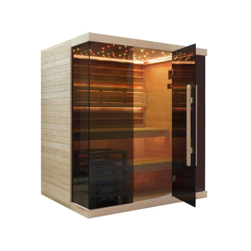 savna jjspa jbz180 s strani s prižganimi lučmi