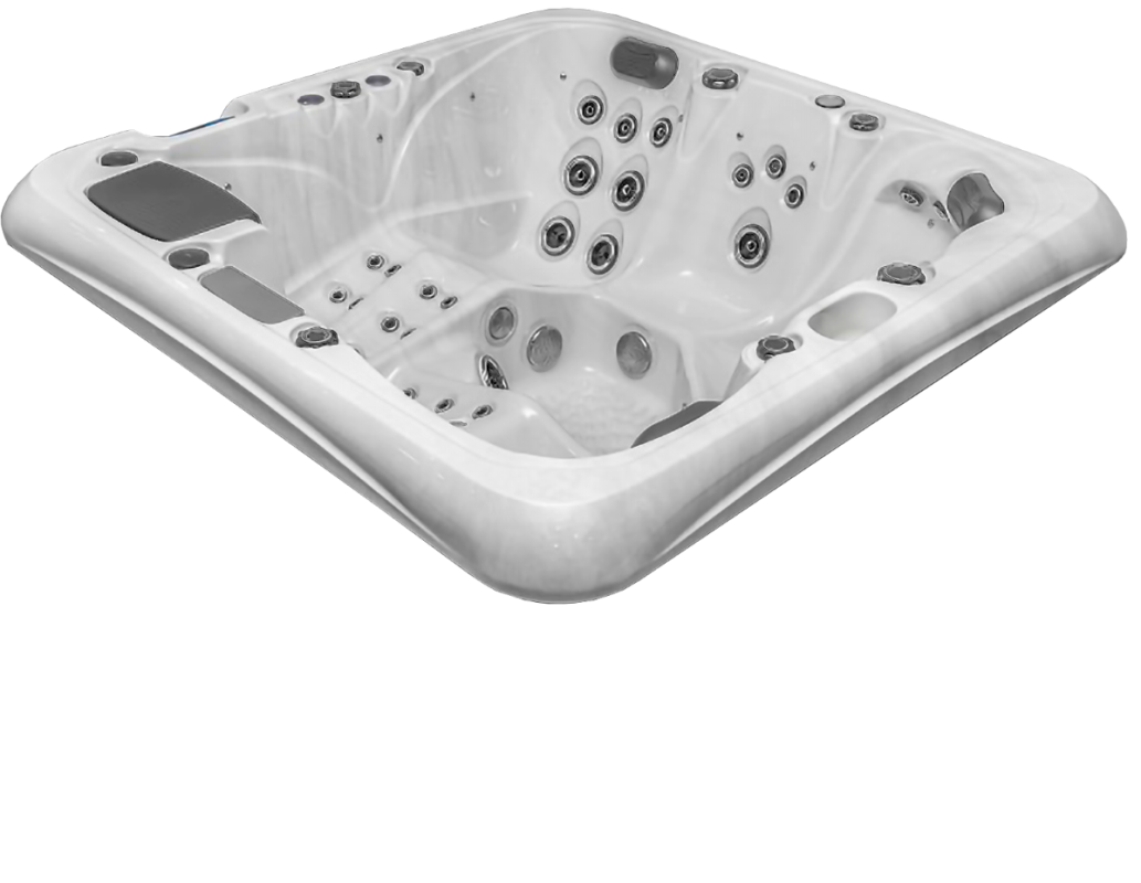 Školjka masažnega bazena beta 623 v barvi white marble.