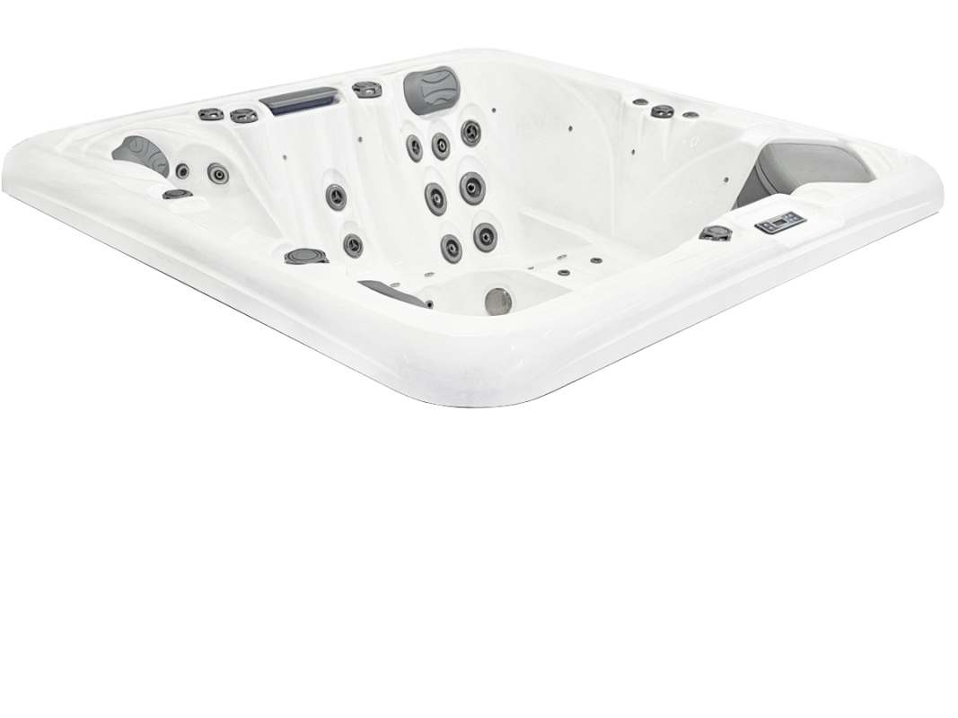 Školjka masažnega bazena Beta 523 in gamma 323 v barvi gloss white.