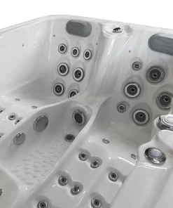 Beds in the Alpha 821 hot tub.