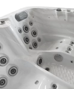 Bed in the Beta 621 hot tub.