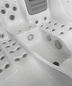 Beta 621 pool bottom with LED light and suction baskets.