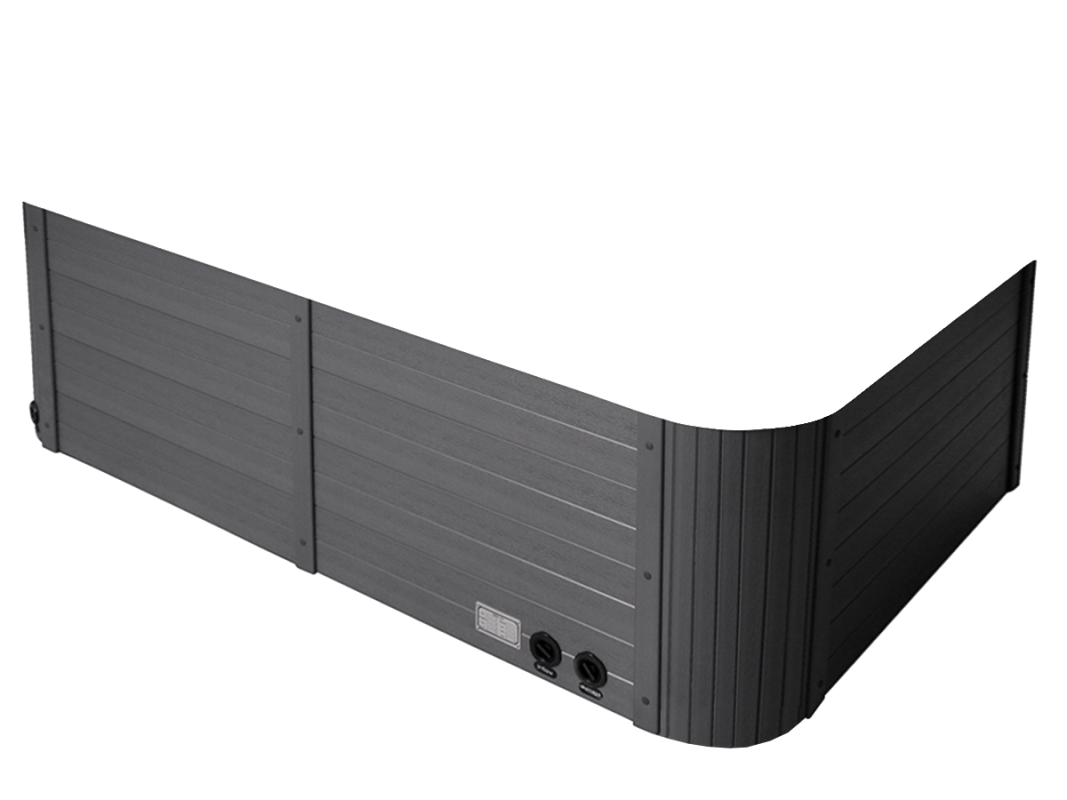 Ogrodje masažnega bazena gamma 320 v sivi barvi.