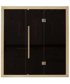 Combined sauna JJSPA JCP200 with black glasses.