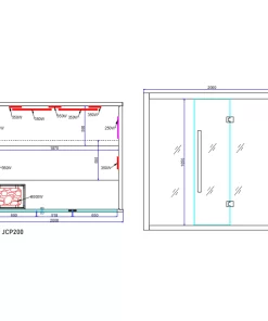 Sauna plan JCP200.
