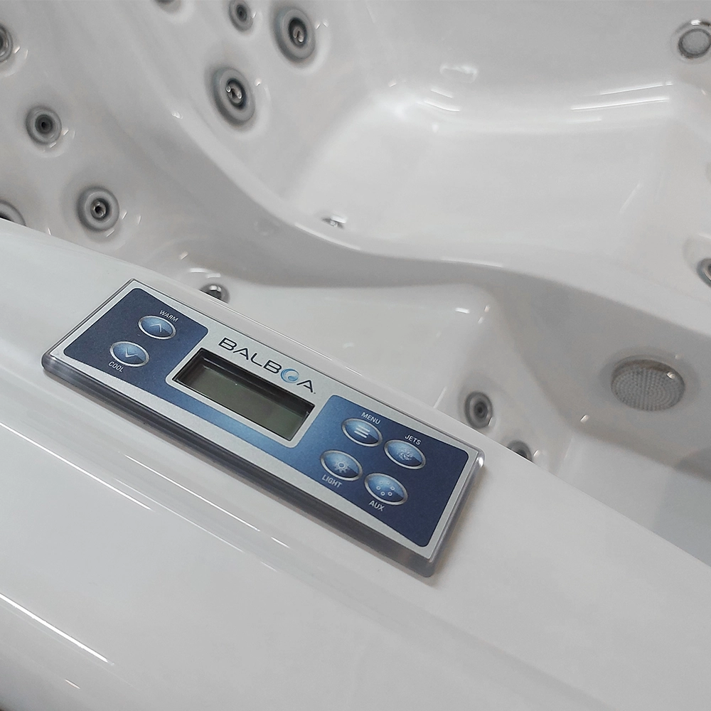 Beta 520 hot tub control panel.