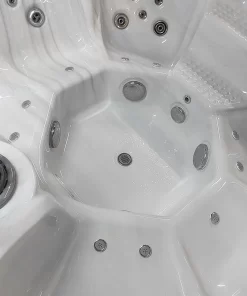 The bottom of the Alpha 806 spa pool.