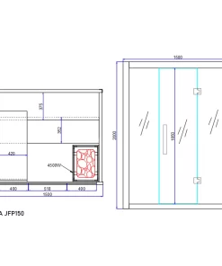 Sauna plan JFP150.