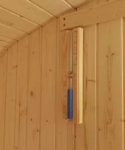 Outdoor sauna - hourglass.