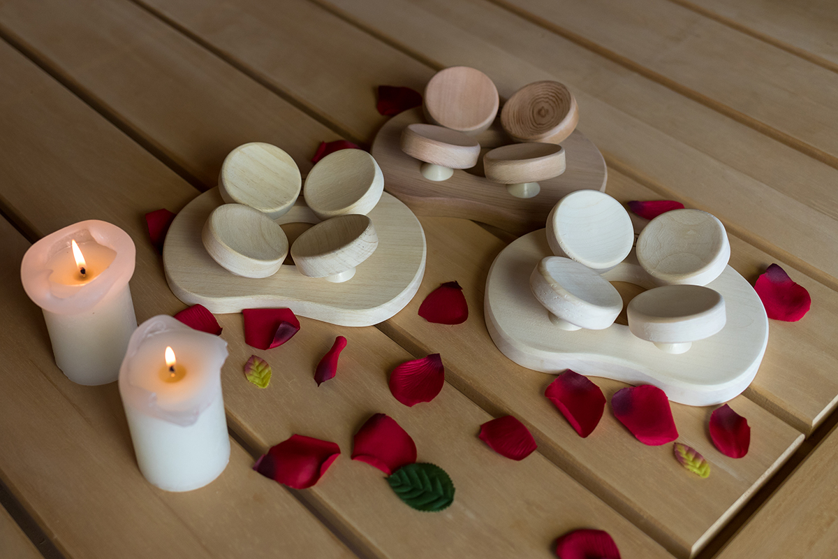 HaLu sauna headrest.