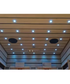 Lighting in the hybrid sauna JCP130.