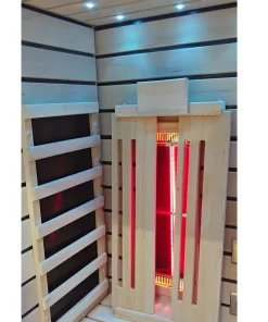 Adjustable backrests in the sauna JCP130.