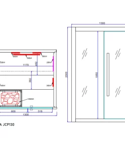 Sauna plan JCP130.