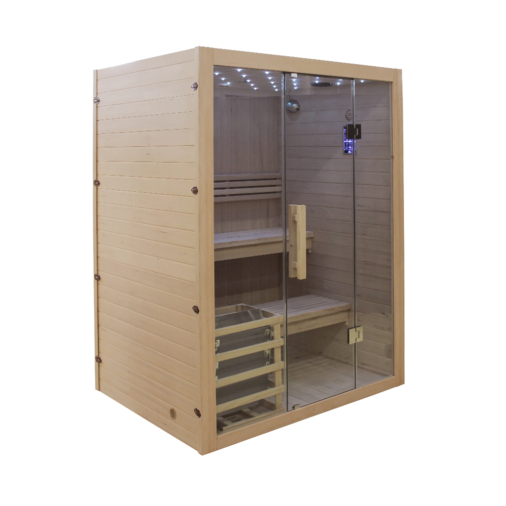 Finnish sauna JF152 with two bench levels.