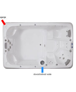 Alternative view of JJSPA Gamma 2151 - Swim spa