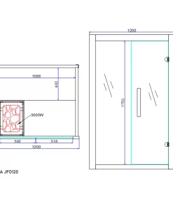 Sauna plan JFO120.