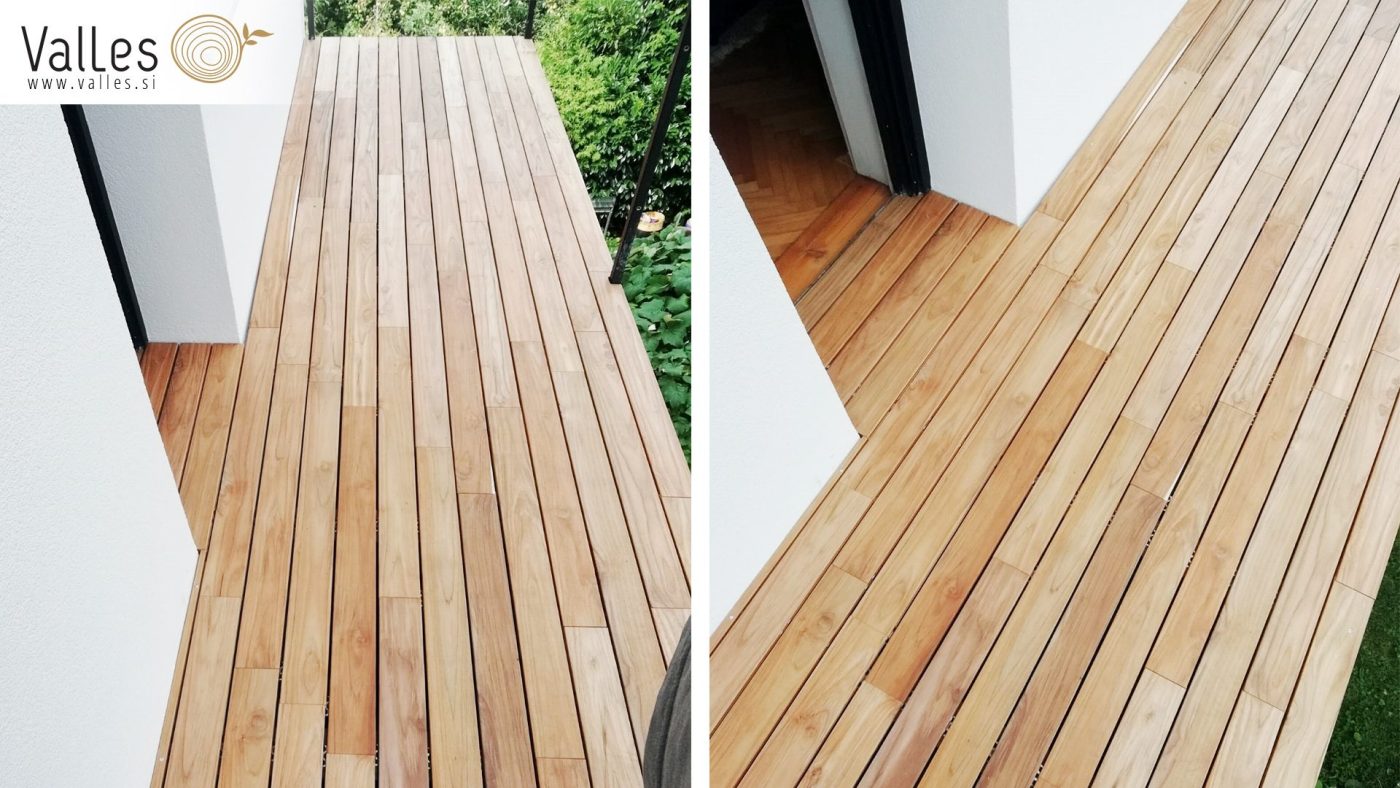 Burma Teak Wood Terrace