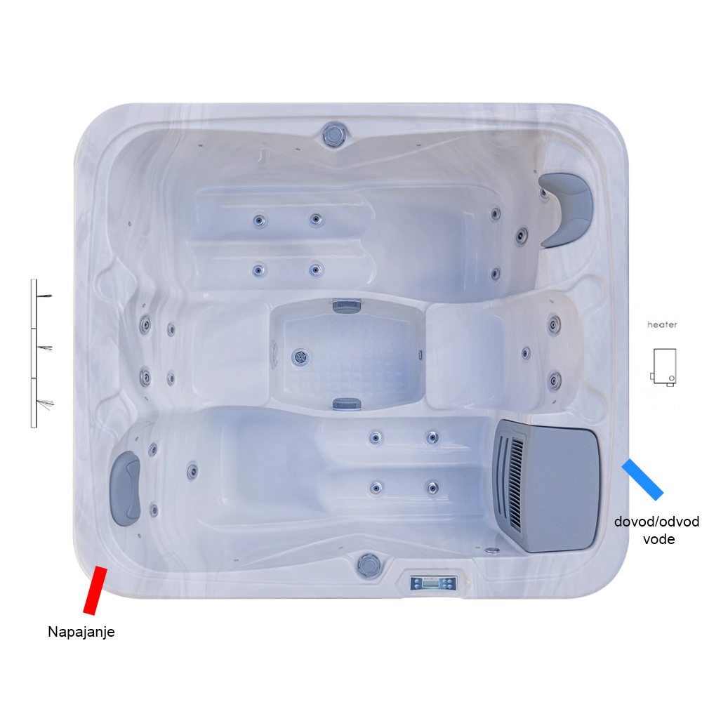 JJSPA Gamma 122 - Hot tub - Image 14