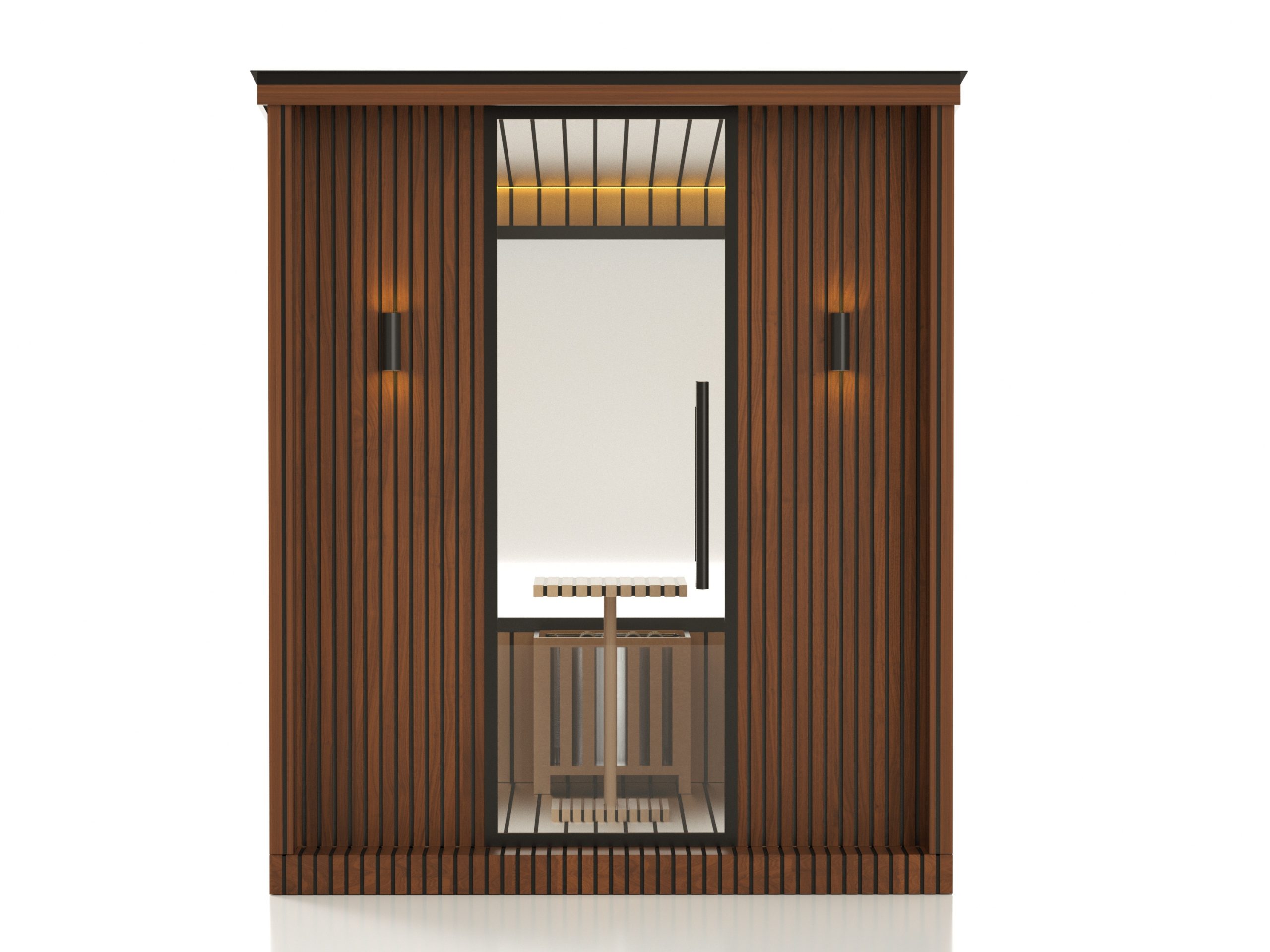 JJSPA ZEN CUBE HYBRID CLASSIC - Outdoor combination sauna - Image 9