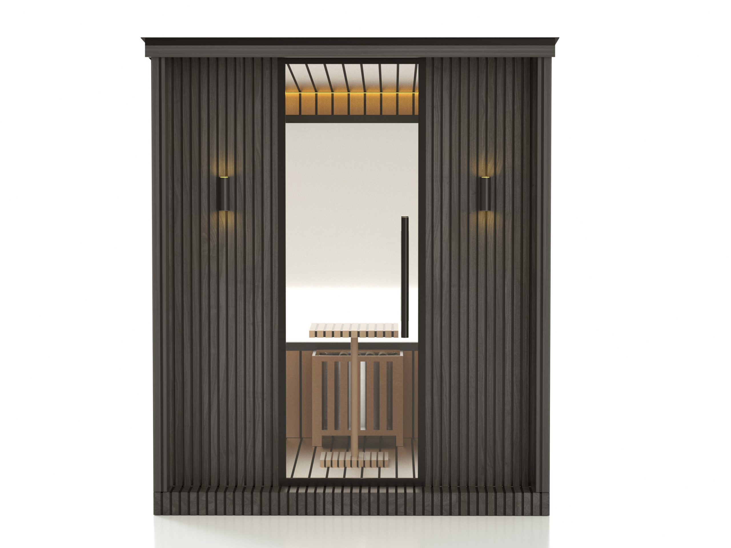 JJSPA ZEN CUBE HYBRID CLASSIC - Outdoor combination sauna - Image 6