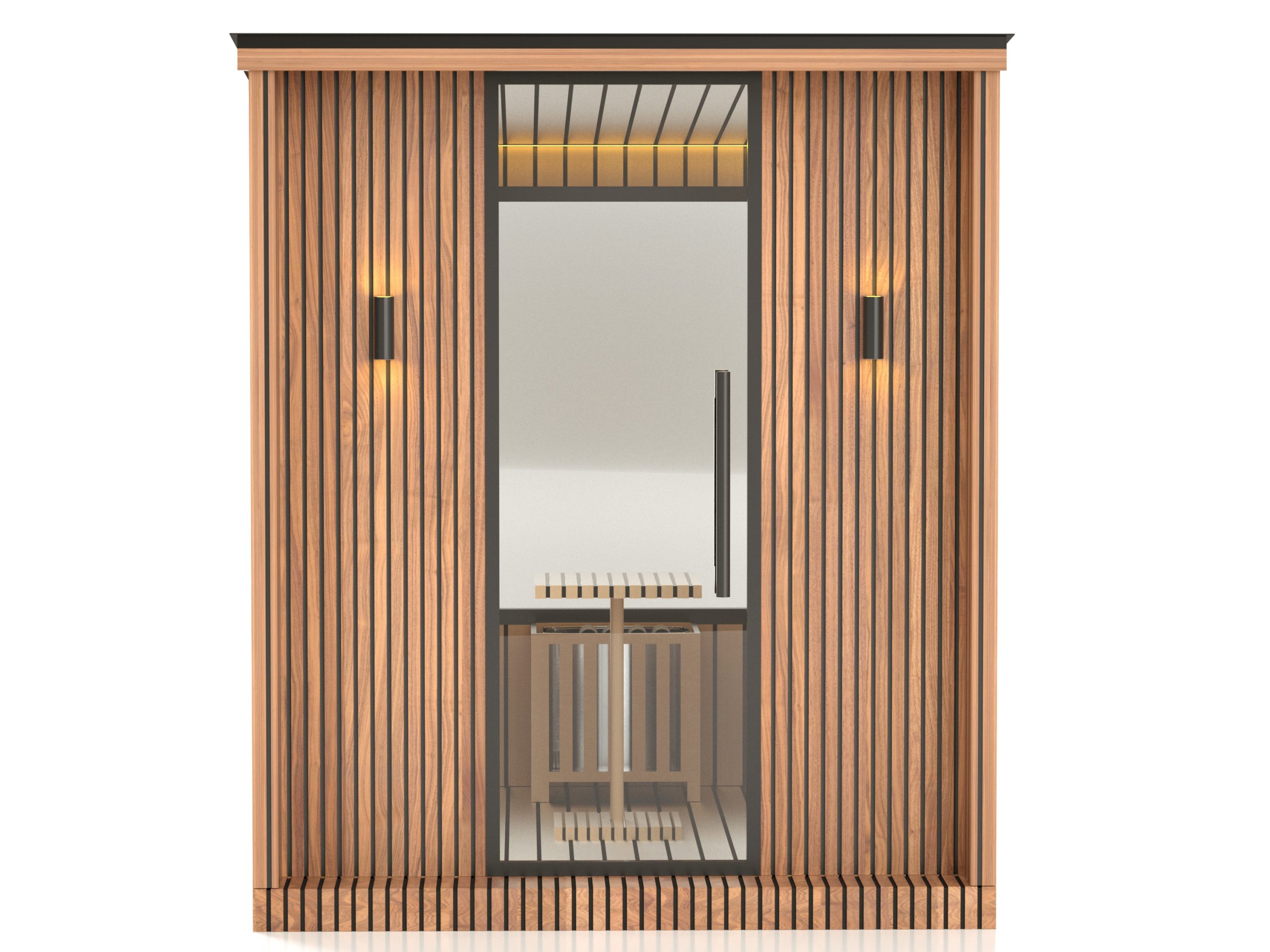 JJSPA ZEN CUBE HYBRID CLASSIC - Outdoor combination sauna - Image 3