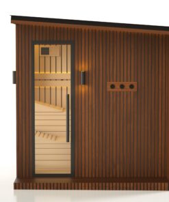 Alternative view of JJSPA ZEN CUBE CLASSIC - Outdoor Finnish sauna