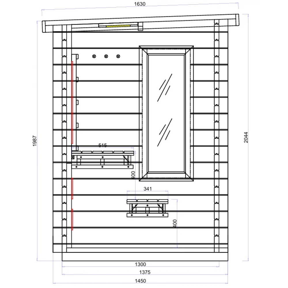 JJSPA JZC130 – Outdoor combination sauna - Image 7