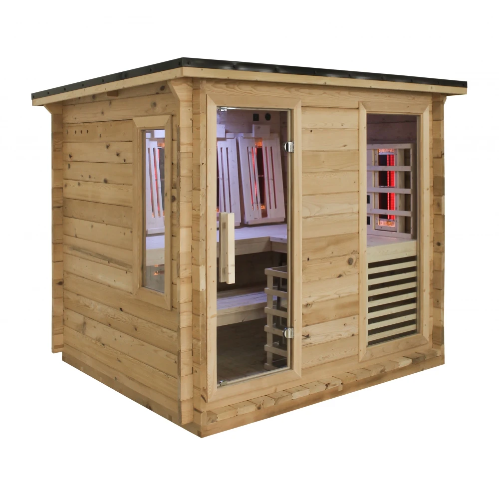 JJSPA JZC210 – Outdoor combination sauna - Image 2