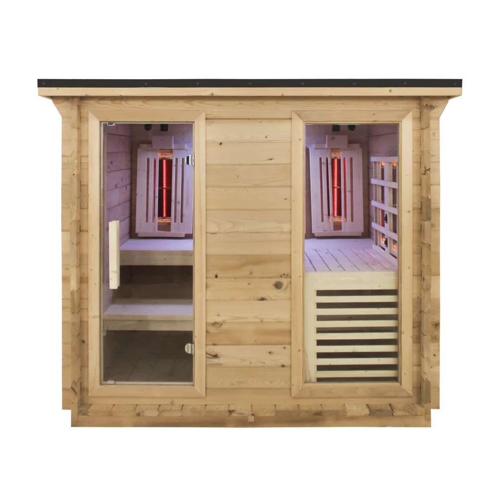 JJSPA JZC210 – Outdoor combination sauna - Image 3